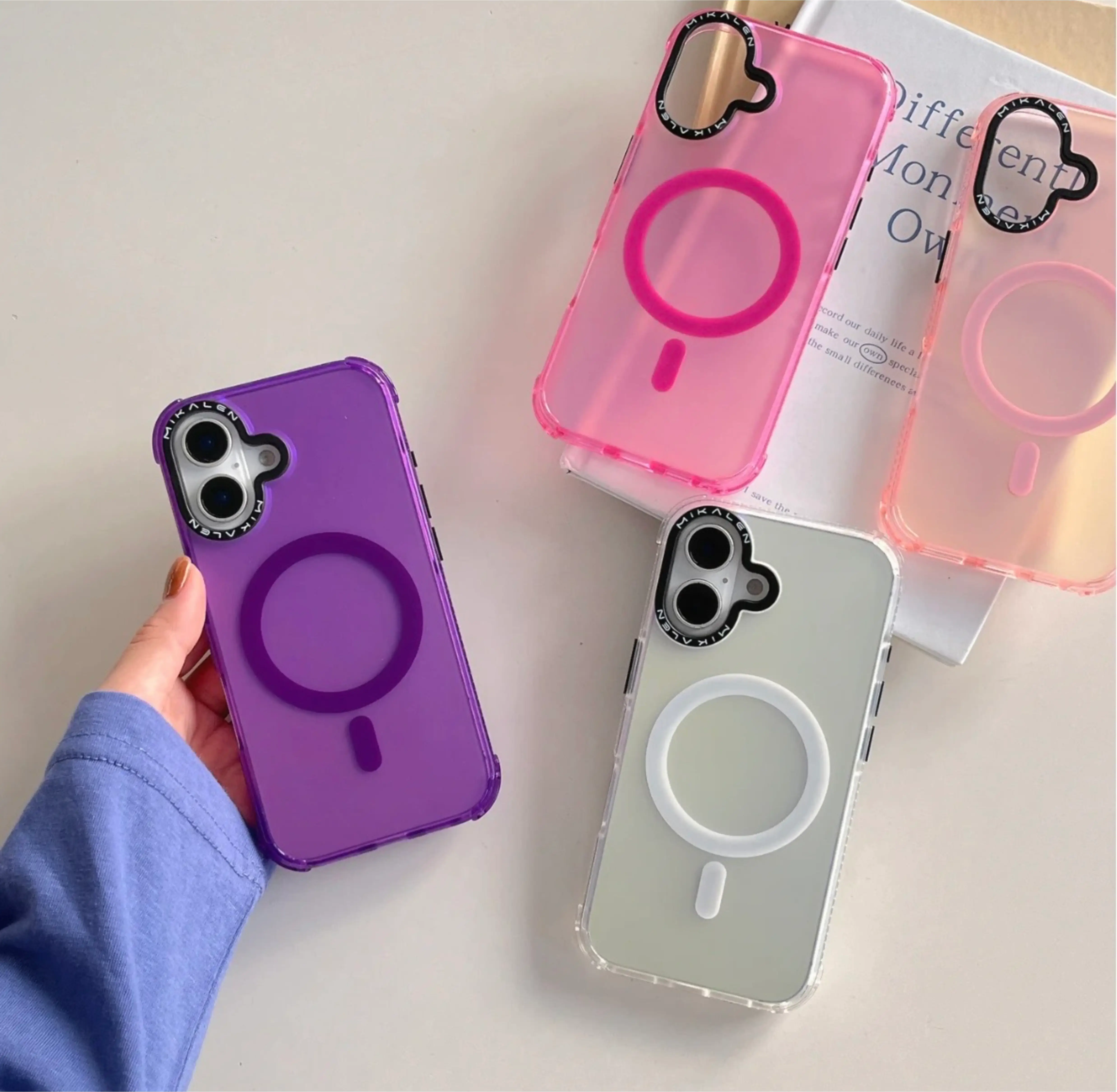 Camera Protection Solid Color Frosted Silicon Case for iPhone