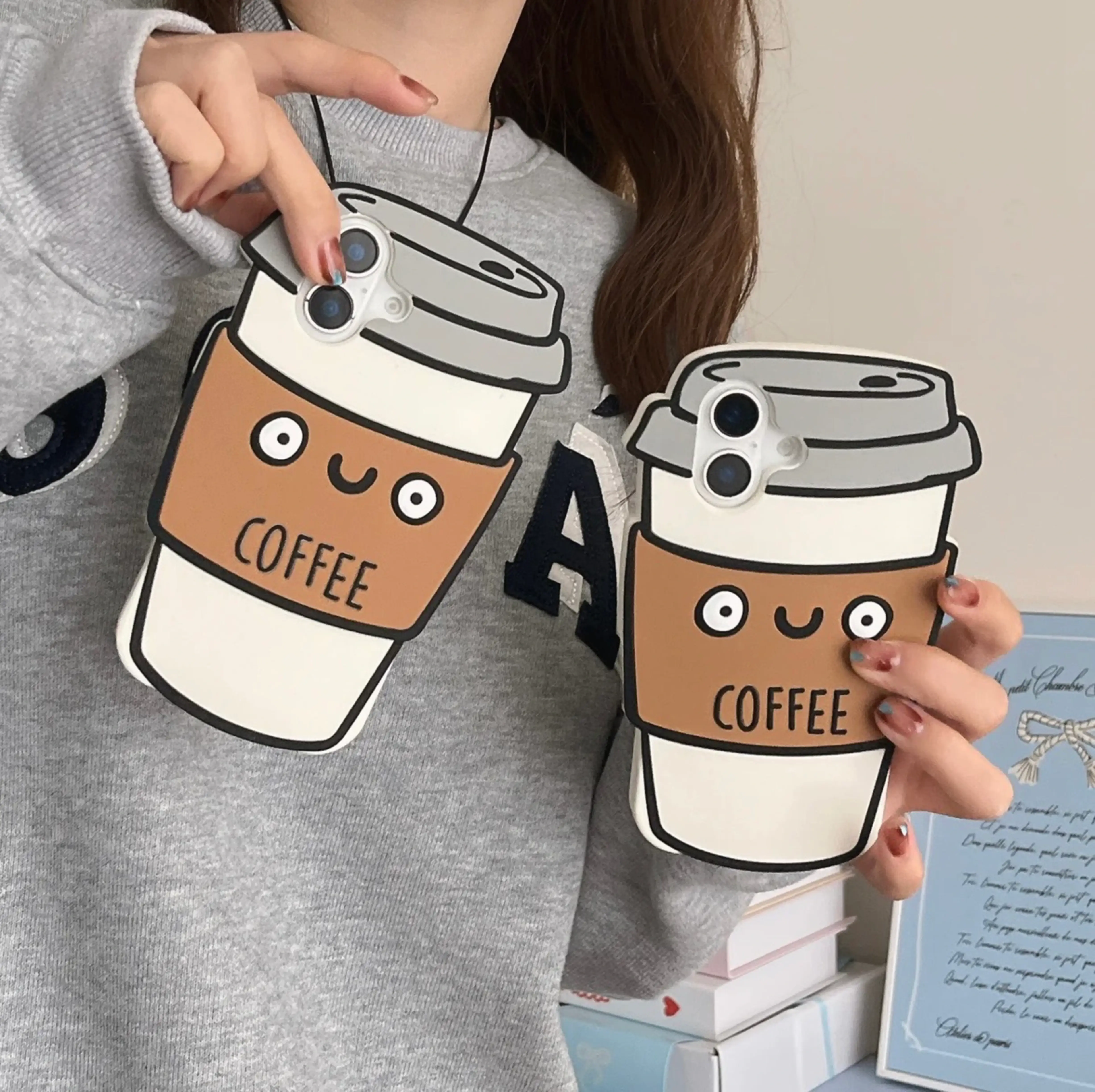 Coffee Cup 3D Silicon iPhone Case