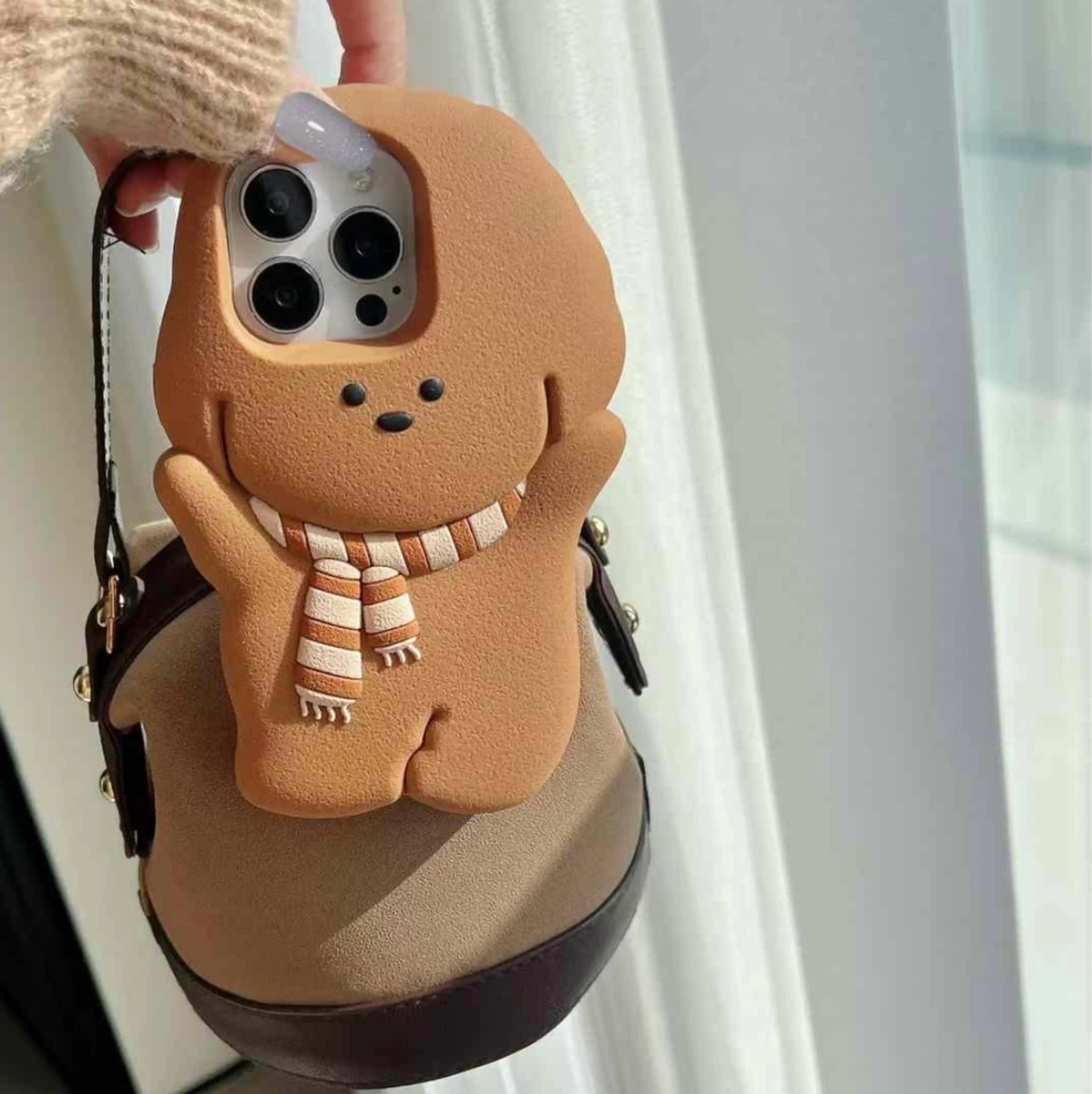 Baby Bear Plush Silicon Case for iPhone