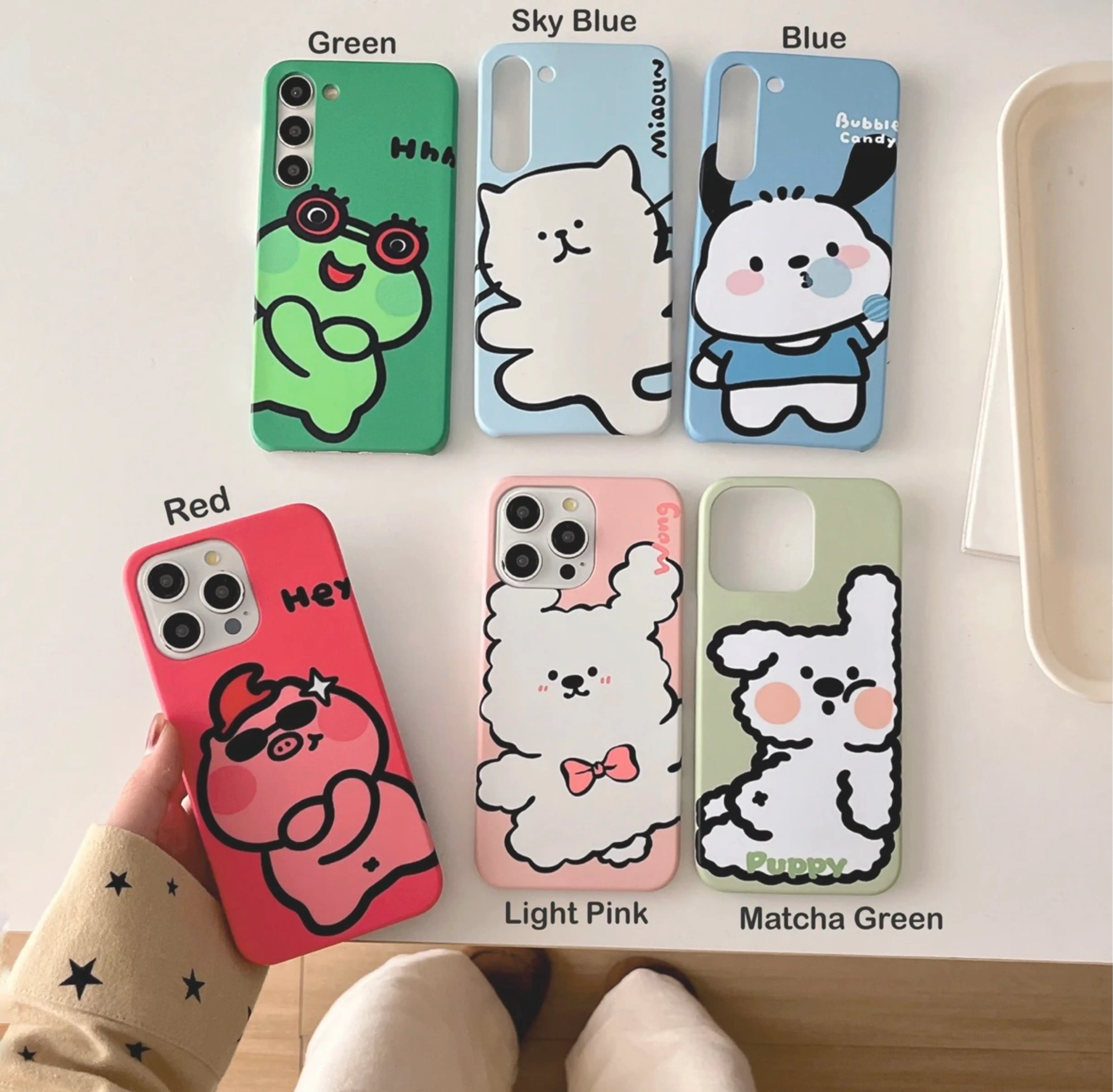 "Cute Cartoon Family Slim Case for iPhone And Samsung"