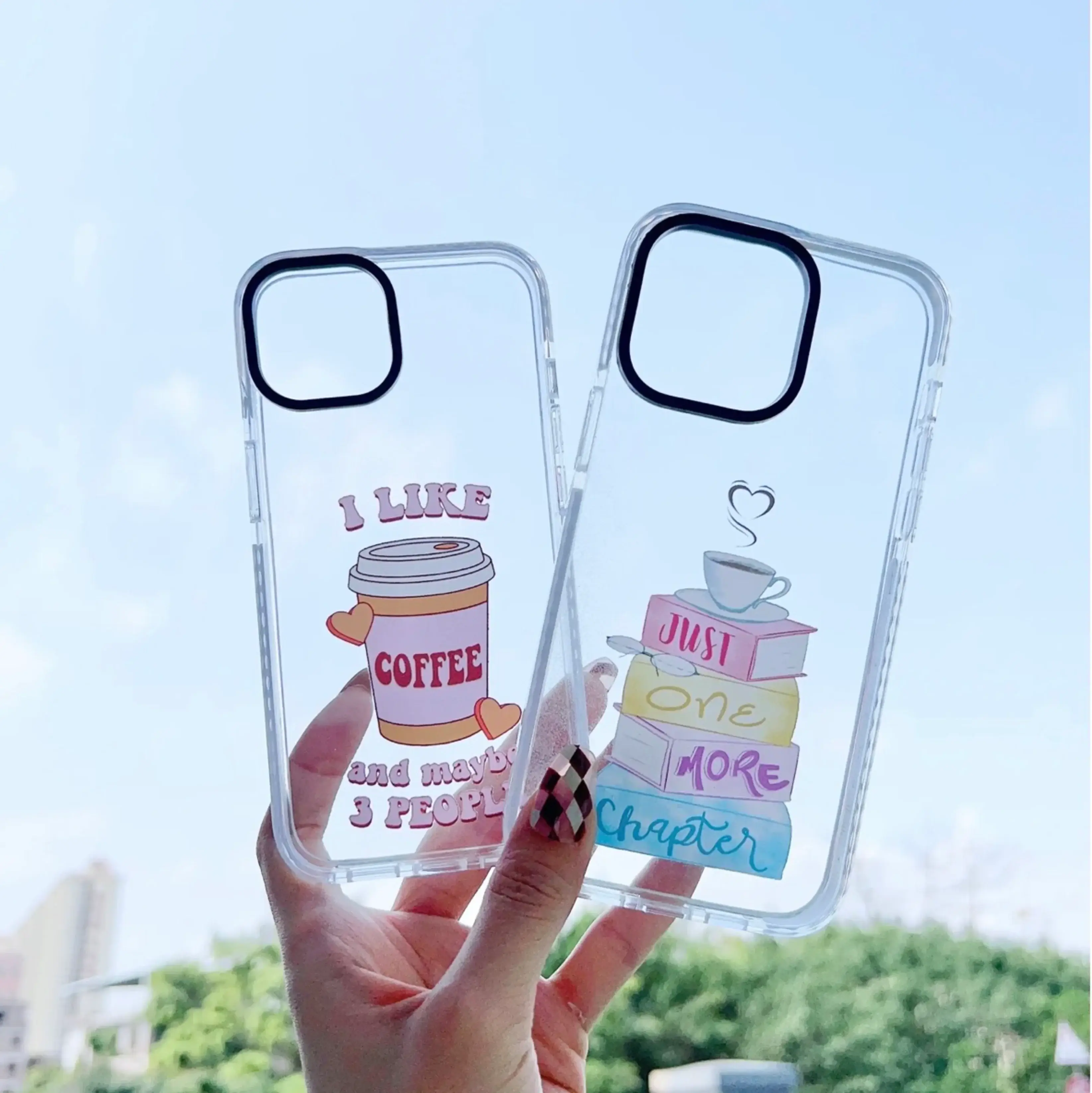 iPhone Impact Proof Silicon Case (Coffee And Love)