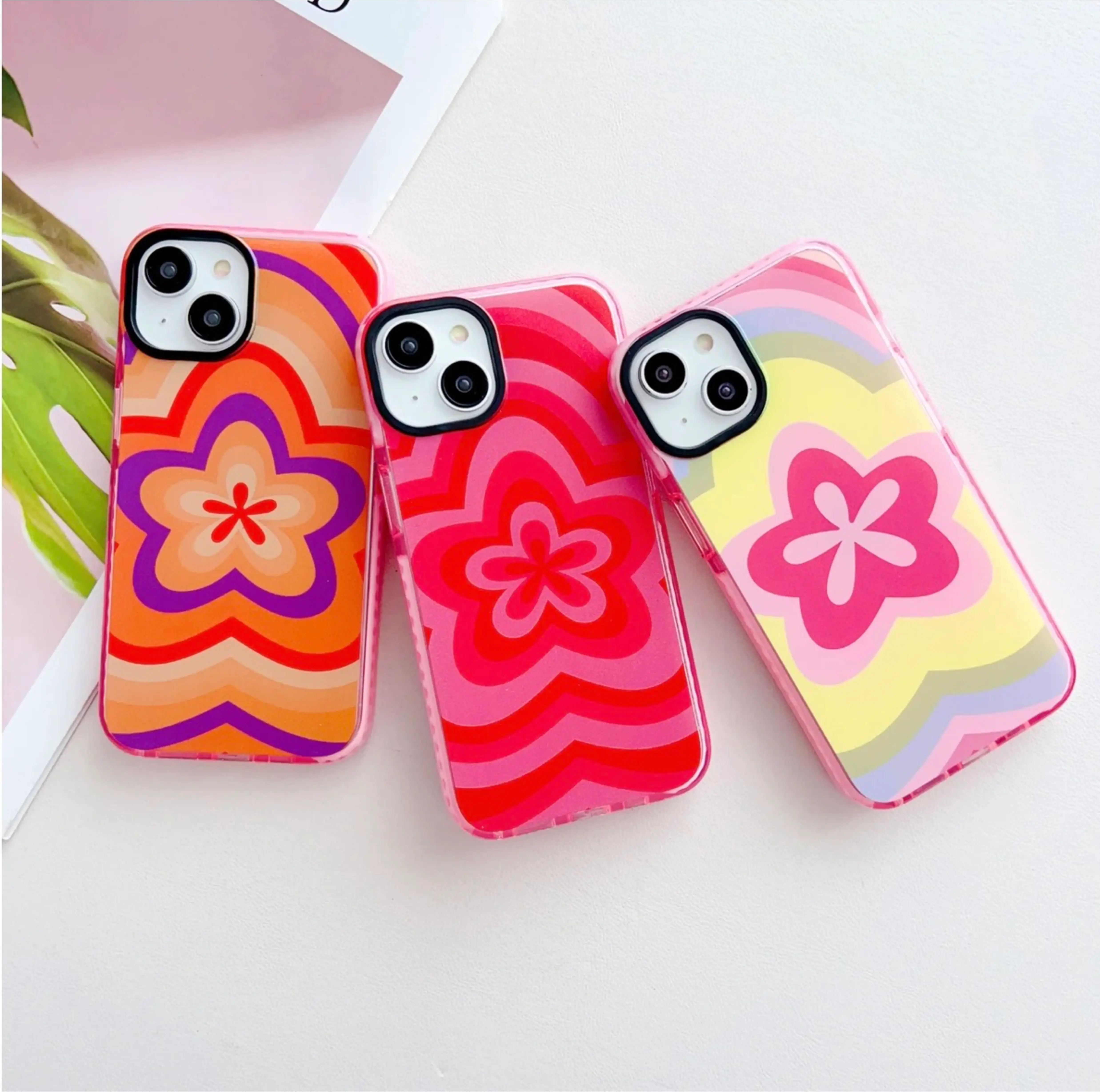 Pride Flower Designer Impact Proof Silicon Phone Case for iPhone