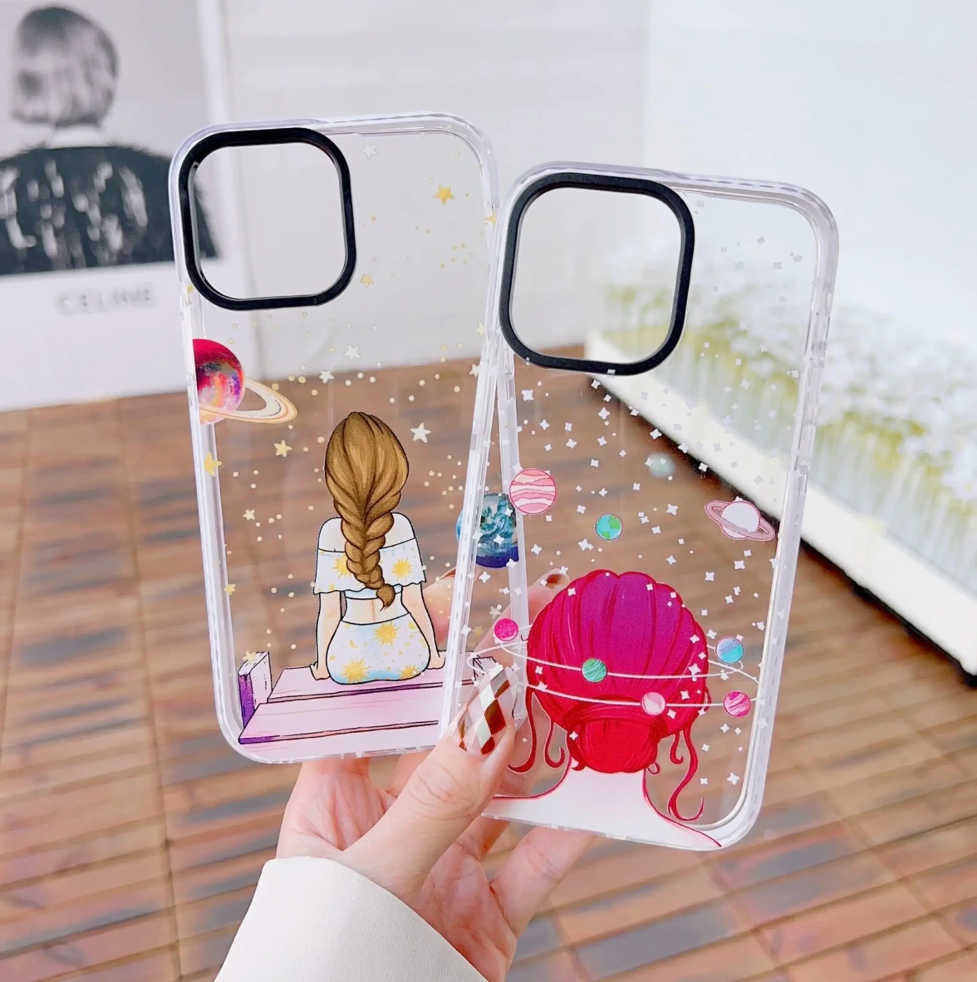 iPhone Impact Proof Silicon Case (Girl In Universe)