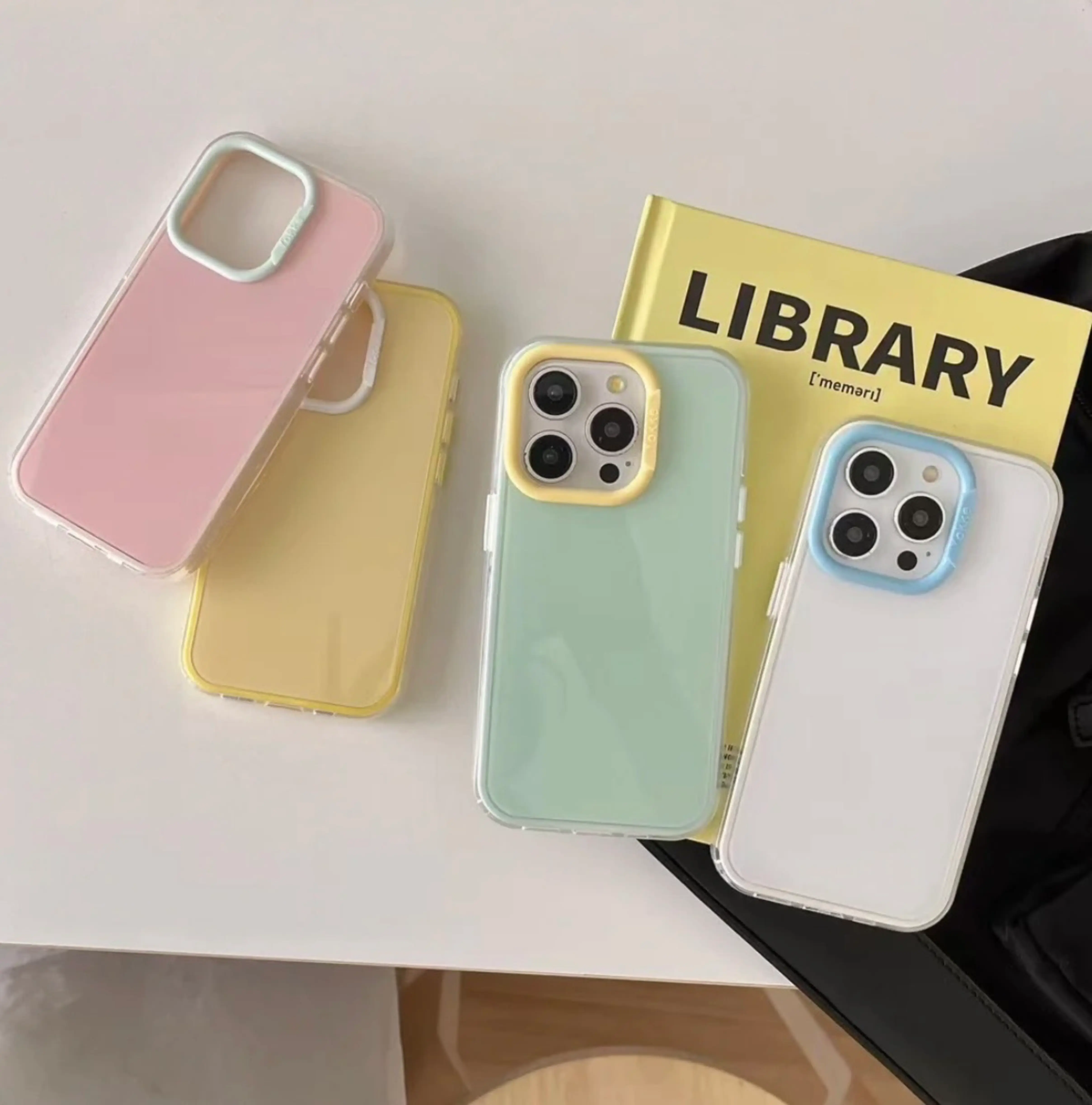 Pastel Color Silicon Case For iPhone