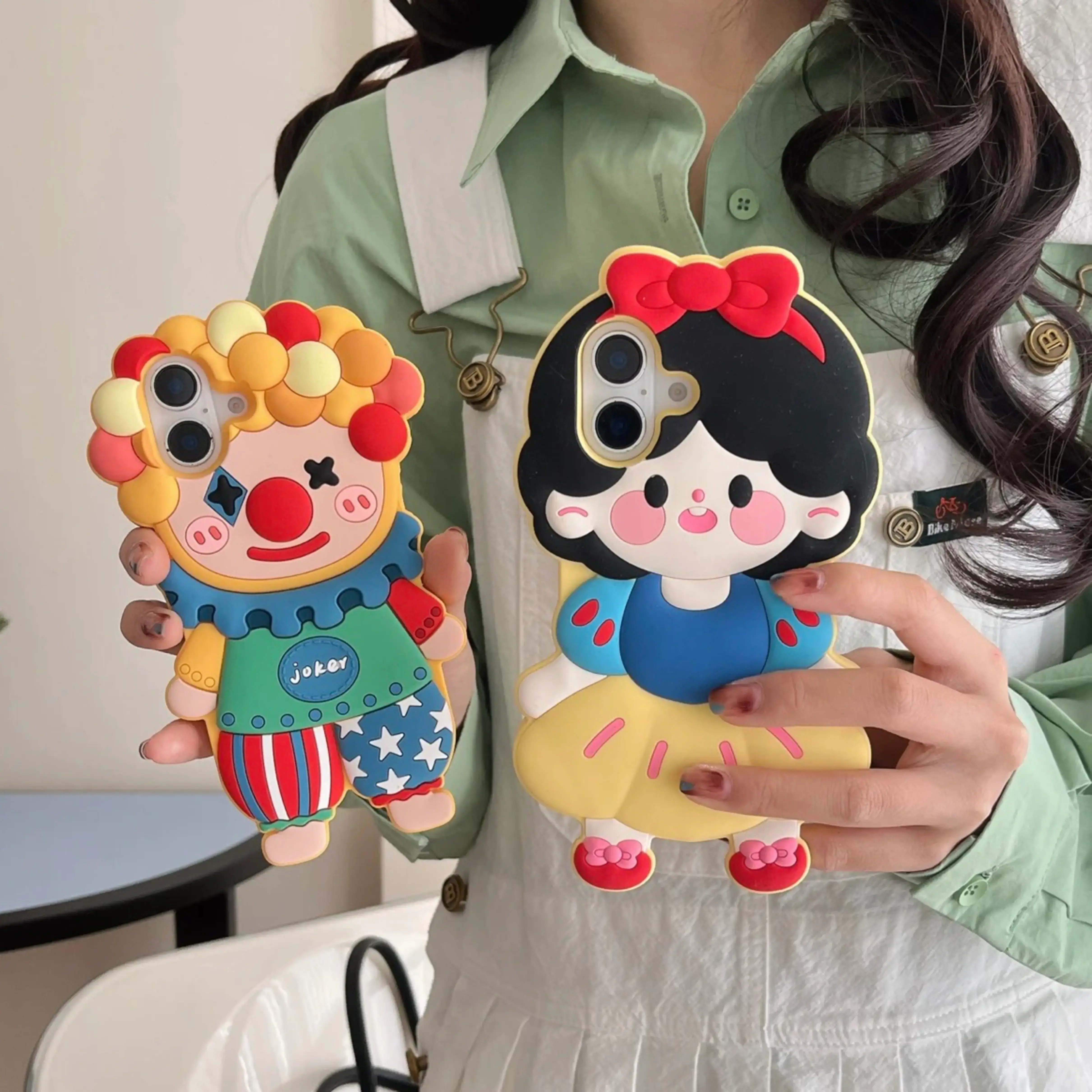 Cute Joker 3D Silicon Case for iPhone